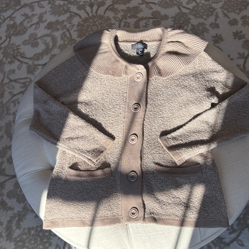 Jenny Women's‎ Taupe Knit Cardigan/Jacket🤎Size Medium - Picture 4 of 10